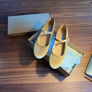 Steve Madden Vinetta Velvet Mary Jane Ballet Flats